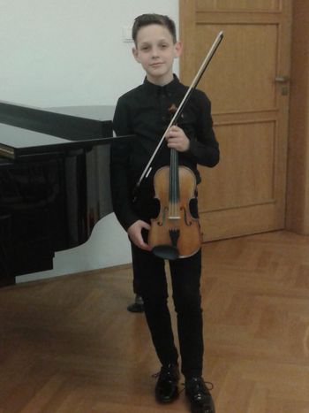 Violinist Mark Lev Krajnc