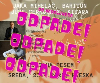 ODPOVEDAN ZADNJI KONCERT 33. JESENSKIH SERENAD V MEDVODAH 