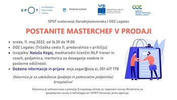 Postanite masterchef v prodaji