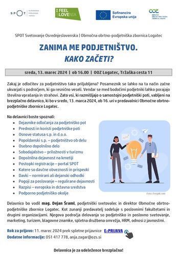 Zanima me podjetništvo. Kako začeti?