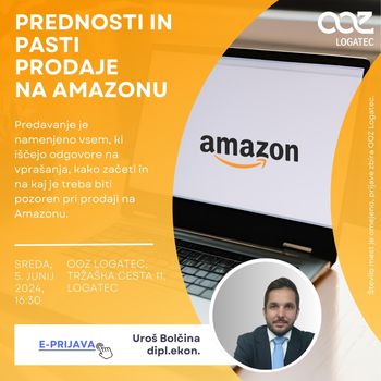 Brezplačno predavanje: Prednosti in pasti prodaje na Amazonu