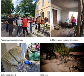 Pomoč Karitas ob poplavah