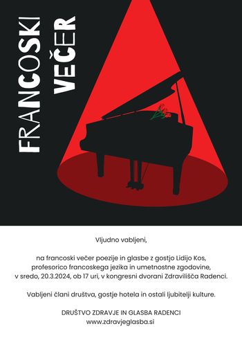 FRANCOSKI VEČER POEZIJE IN GLASBE