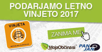 BREZPLAČNO osvoji LETNO VINJETO 2017