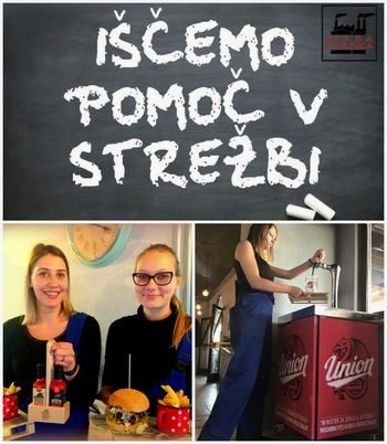 Pri Stari fabrki iz Domžal iščemo pomoč v strežbi