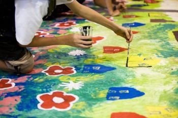 Več kot 1000 otrok kreativno ustvarjalo "Slovenski olimpijski plakat Rio 2016"