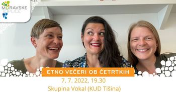 Etno četrtek: Skupina Vokal (KUD Tišina)