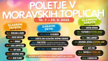 Poletje v Moravskih Toplicah 2025