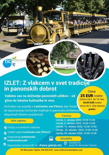 Izlet z vlakcem v Lončarsko vas