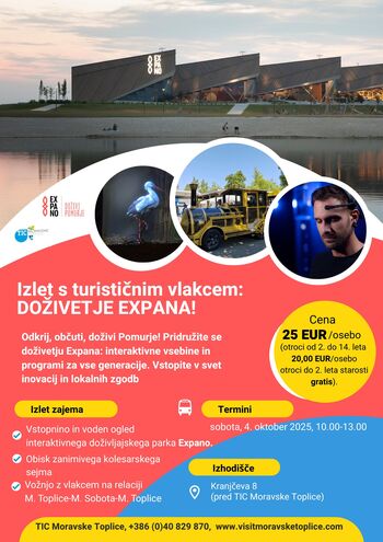 Izlet z vlakcem - Doživi Expano!