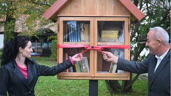 Knjigobežnica v Parku prekmurske reformacije 