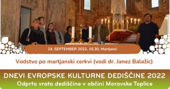 Brezplačno vodstvo po cerkvi sv. Martina v Martjancih z dr. Janezom Balažicem 