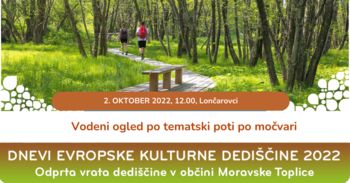 Voden ogled po poti po močvari 