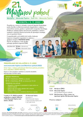 21. Martinov pohod in martinovanje s ČUKI 