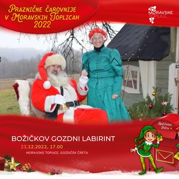 Božičkov gozdni labirint 