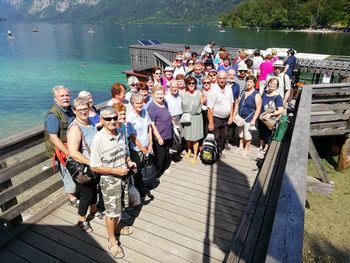 Upokojenci na izletu v Bohinju Upokojenci na izletu v Bohinju