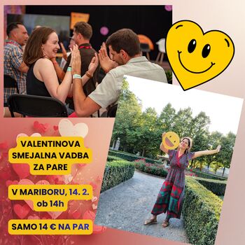 Valentinova smejalna vadba za pare