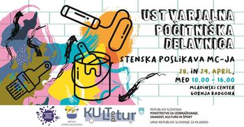 Ustvarjalna počitniška delavnica: stenska poslikava MC-ja