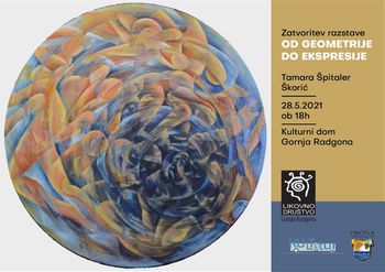 ZATVORITEV RAZSTAVE TAMARE ŠPITALER ŠKORIĆ: OD GEOMETRIJE DO EKSPRESIJE