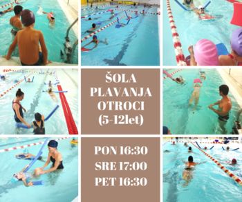 Šola plavanja v Ajdovščini (5 - 12 let)