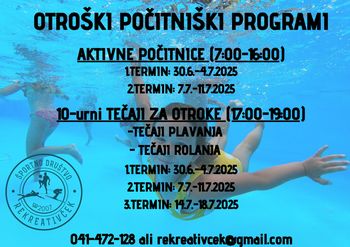 POLETNI PROGRAMI ZA OTROKE