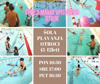 Šola plavanja otroci (5 - 12 let)