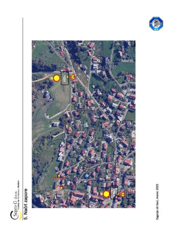 Popolna zapora LK 464191 Kašova ulica