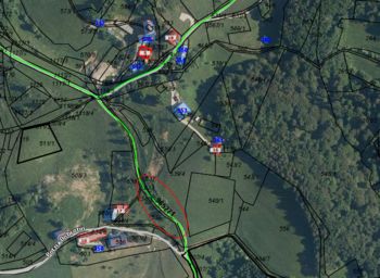 Popolna zapora JP 965271 Pristava - Dobrotin, sanacija plazu Popolna zapora JP 965271 Pristava - Dobrotin, sanacija plazu