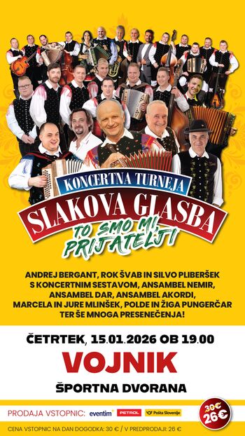 KONCERTNA TURNEJA: SLAKOVA GLASBA