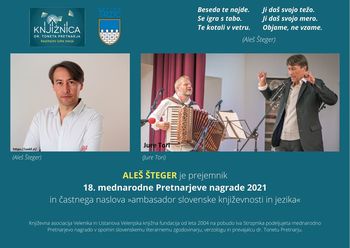 Sprejem Pretnarjevega nagrajenca 2021