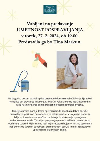 UMETNOST POSPRAVLJANJA