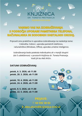  Izobraževanja  s področja uporabe pametnega telefona, računalnika in sodobnih digitalnih orodij