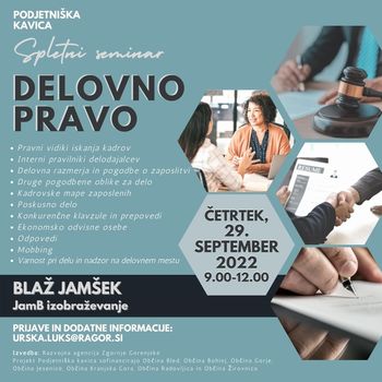 Spletni seminar DELOVNO PRAVO