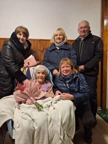 ČASTITLJIVIH 100 LET ALBINE PODBRŠČEK