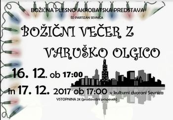 BOŽIČNA PLESNO AKROBATSKA PREDSTAVA