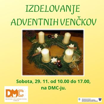 Izdelovanje adventnih venčkov