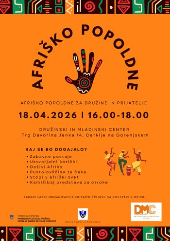 Afriško popoldne za družine in prijatelje