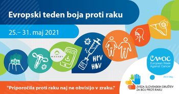 EVROPSKI TEDEN BOJA PROTI RAKU - Priporočila proti raku naj ne obvisijo v zraku