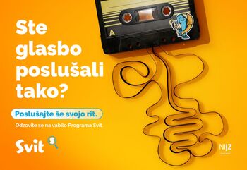 Spomladanski napovednik dogodkov za promocijo Programa Svit in zdravega življenjskega sloga na Celjskem