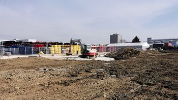 Nadaljevanje gradbenih del v sklopu II. faze v PC Žalec - južno od železnice