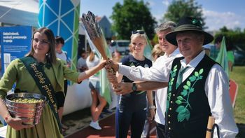 Video prispevek: Olimpijska bakla v Občini Žalec