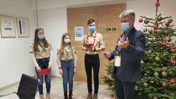 Video novica: Luč miru iz Betlehema zasvetila tudi v Občini Žalec