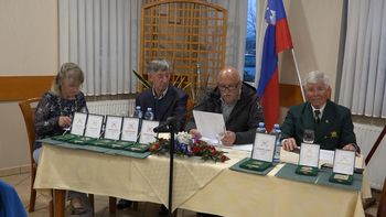 Video novica: Volilni občini zbor Območne Zveze veteranov vojne za Slovenijo Sp. Sav. doline