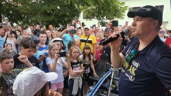 Video novica: Deželak junak - kolesarji v sklopu dobrodelne akcije obiskali tudi Braslovče in Žalec