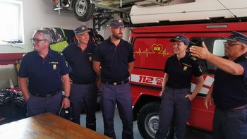 Video novica: Vodstvo Gasilske zveze Slovenije obiskalo poplavljene gasilske domove v Sav. dolini