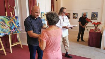 Video novica: Odprtje razstave ob zaključku 7. likovne kolonije Zeleno zlato 2023