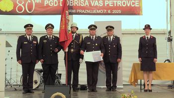 Video novica: PGD Dobriša vas - Petrovče praznovalo 80-letnico delovanja