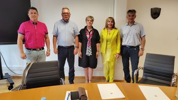 Video: Podpis dogovora o nameri izgradnje novega mostu čez Savinjo v Grižah
