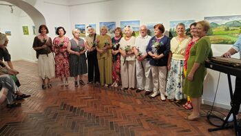 Video novica: V Savinovem salonu Žalec odprli likovno razstavo z naslovom Še smo tu