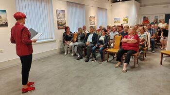 Video novica: Samostojna razstava slikarke Lidije Tamše